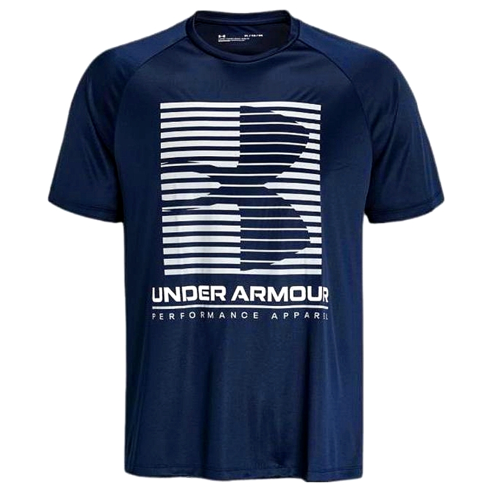 Under Armour Men's Performance Blue Graphic Shirt